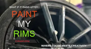 Will Rain Damage My Freshly Painted Rims?