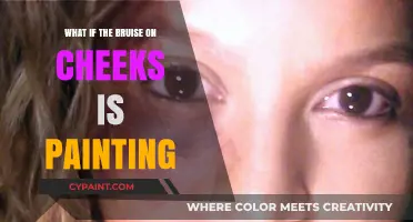 Art or Injury? Exploring the Creative Twist of Cheek Bruise Painting