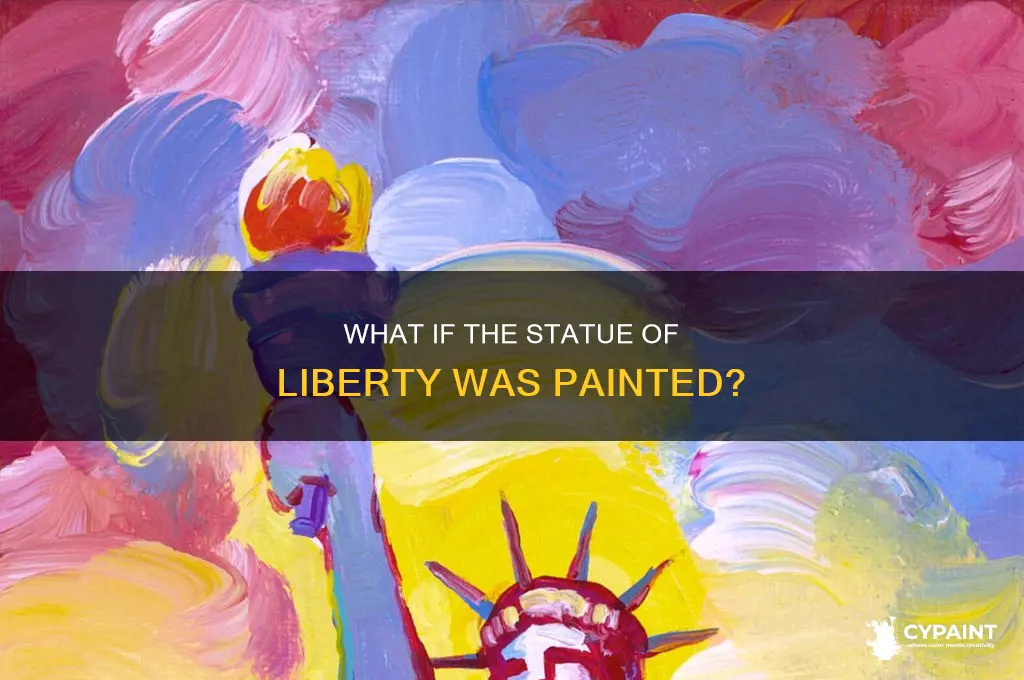 what if the statue of liberty was paint