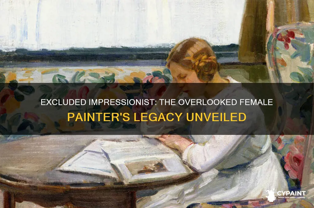 what impressionist painter was excluded as a women