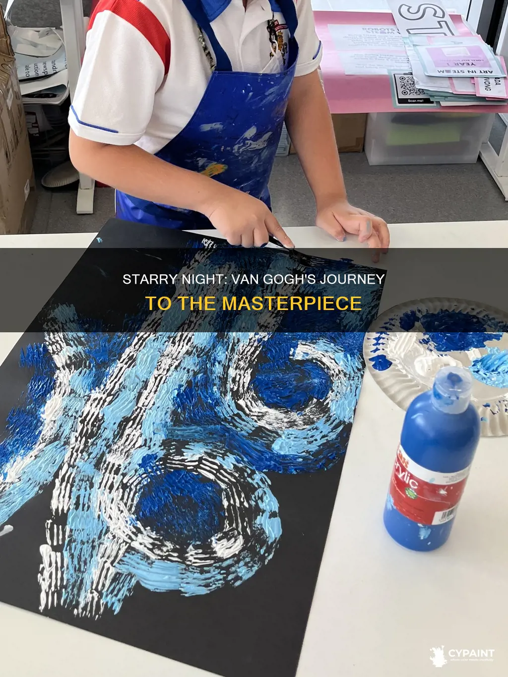 what influenced vincent van gogh to paint starry night