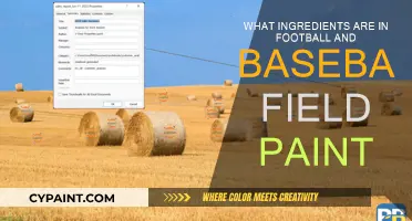 Field Paint Ingredients: Football and Baseball Explored