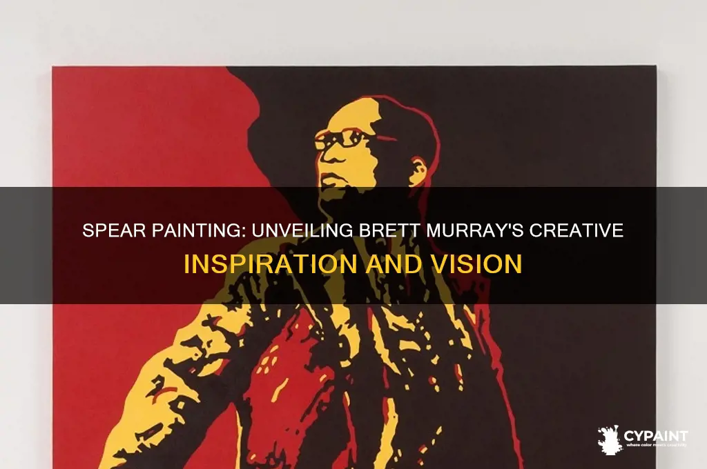 what inspired brett murray to create spear painting