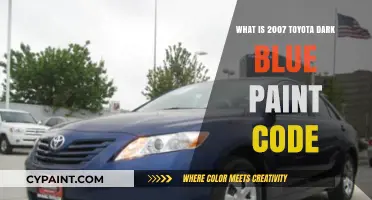Toyota's 2007 Dark Blue Paint Code: Unlocking the Mystery