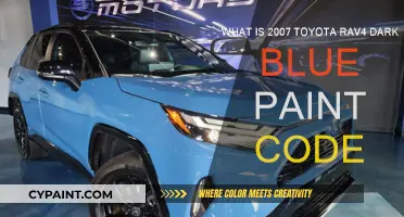 Blue Paint Code for 2007 Toyota RAV4: What's the Name?