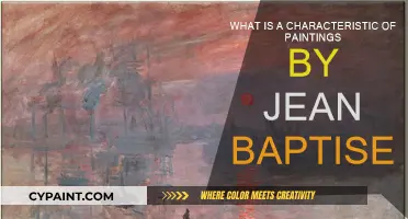 Jean Baptiste's Paintings: A Study in Contrast and Color