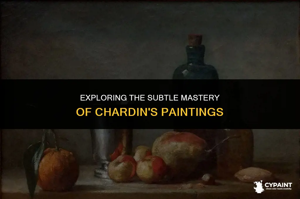 what is a characteristic of paintings by jean-baptiste-siméon chardin