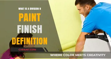 Understanding Division 9 Paint Finish: Definition and Applications Explained