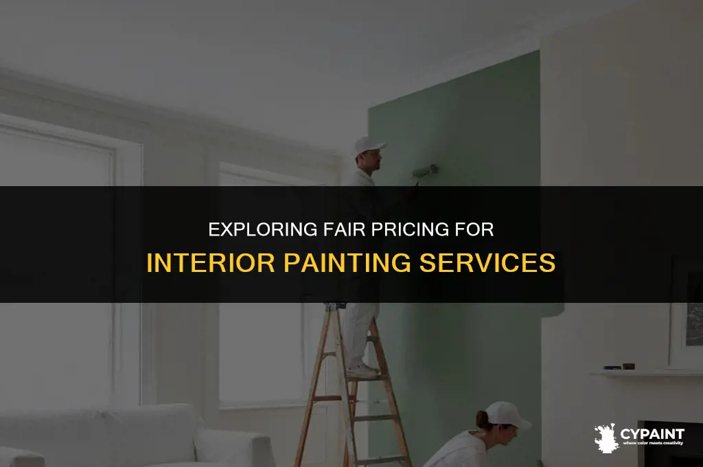 what is a fair price for having interior painting done