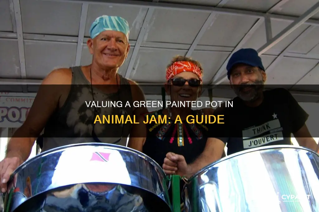 what is a green painted pot worth aj