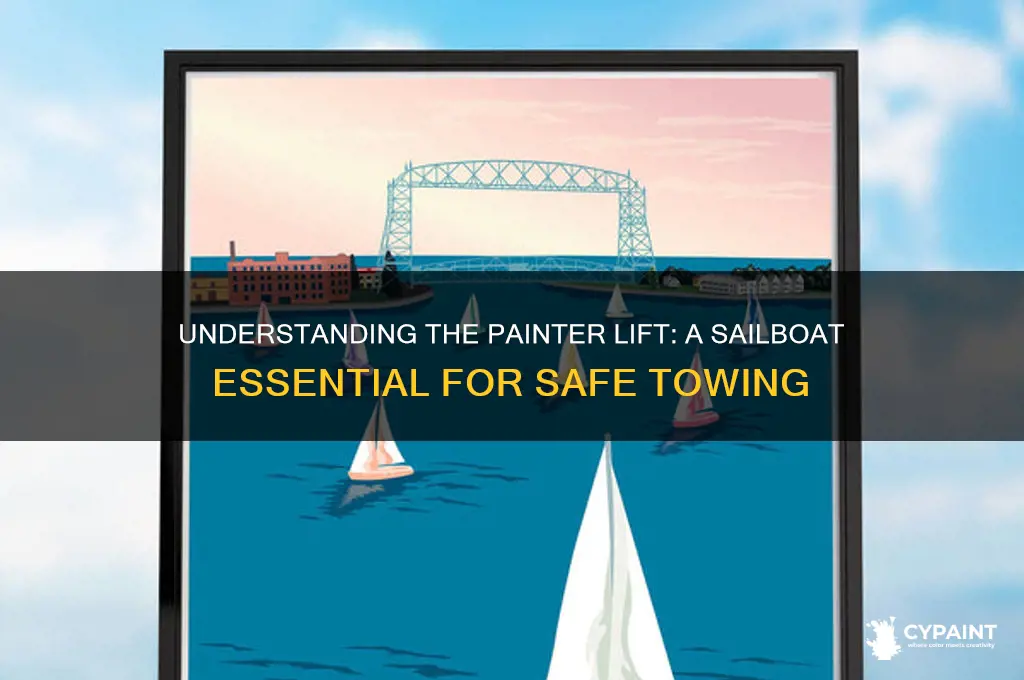 what is a painter lift on a sailboat