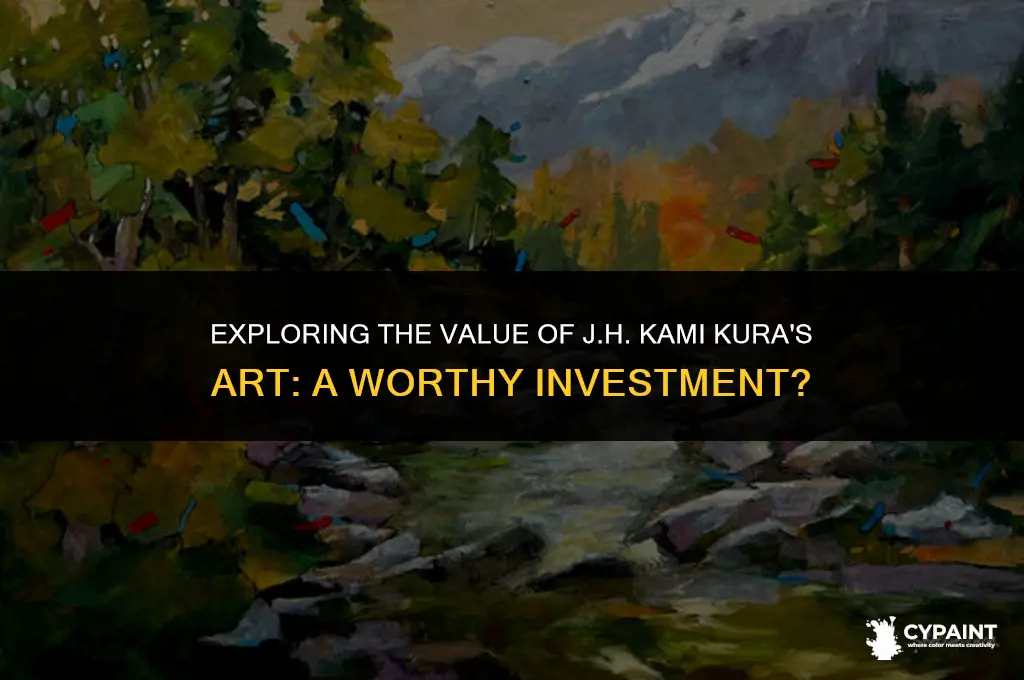 what is a painting by j h kami kura worth