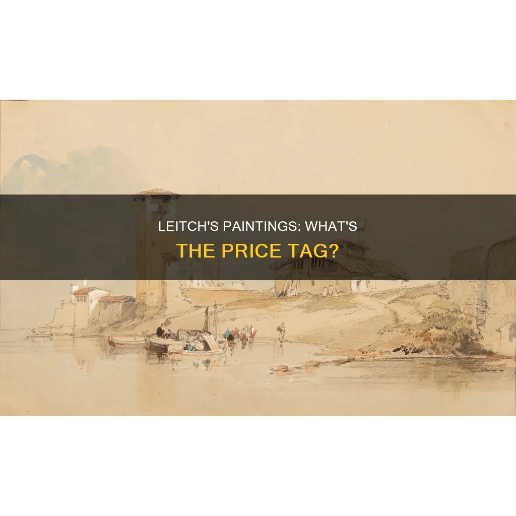 what is a painting by william leighton leitch worth