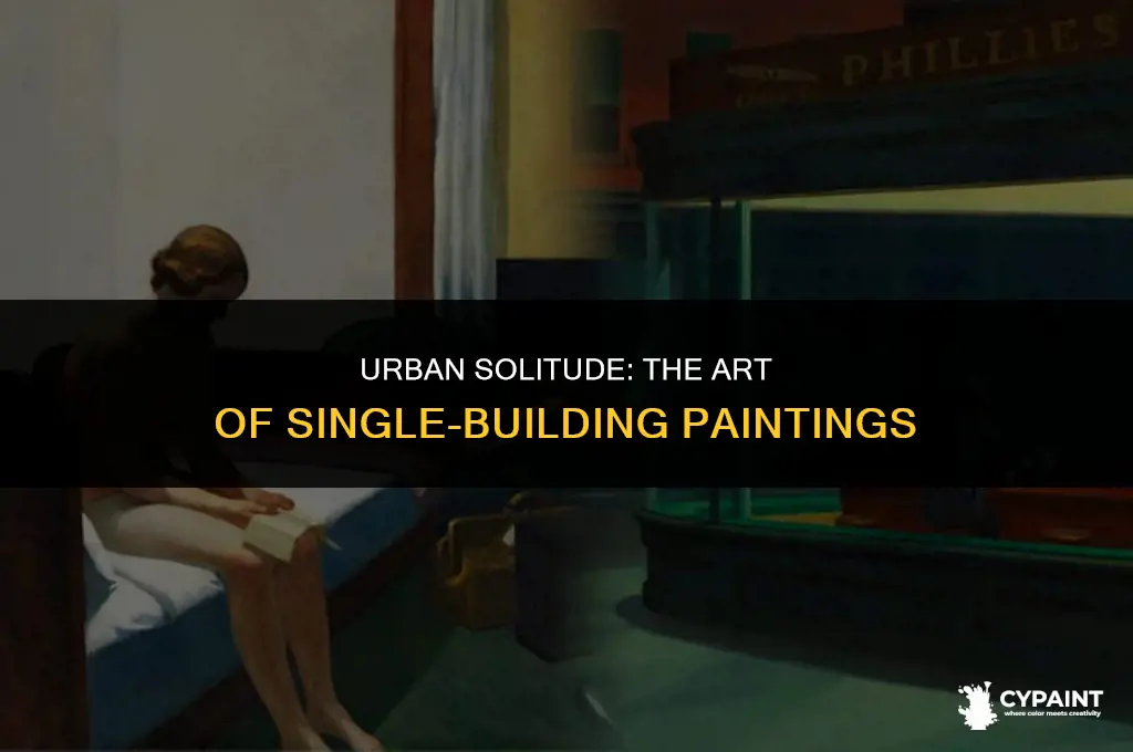 what is a painting called when its just one building