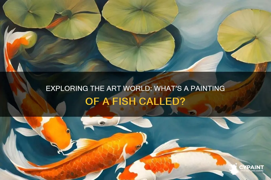 what is a painting of a fish called