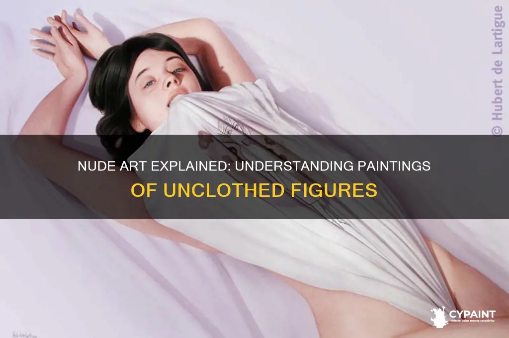 what is a painting of unclothed people called