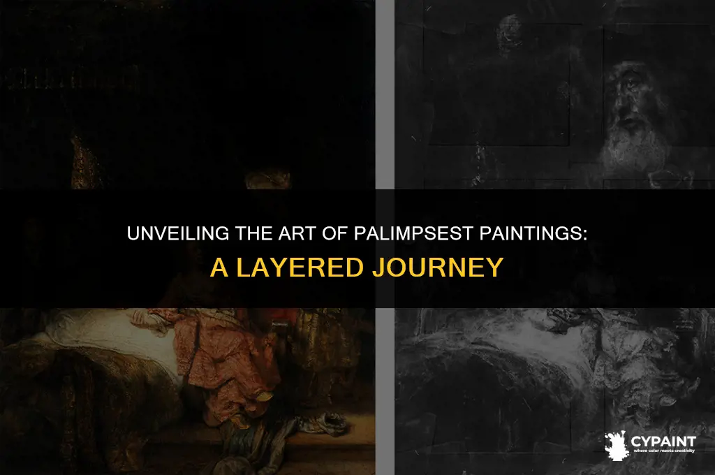 what is a painting that is painted on another painting