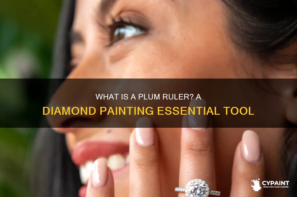 What Is A Plum Ruler? A Diamond Painting Essential Tool | CyPaint
