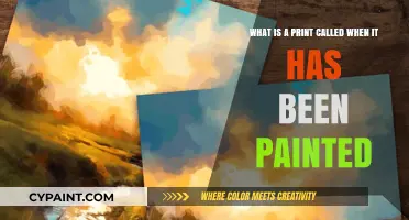Exploring the Artistic Realm: When Prints Meet Paintbrushes