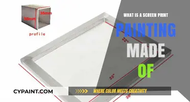Understanding Screen Print Paintings: Materials and Composition Explained