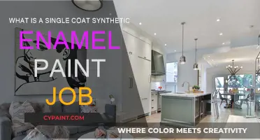 The Benefits of Single-Coat Synthetic Enamel Paint Jobs
