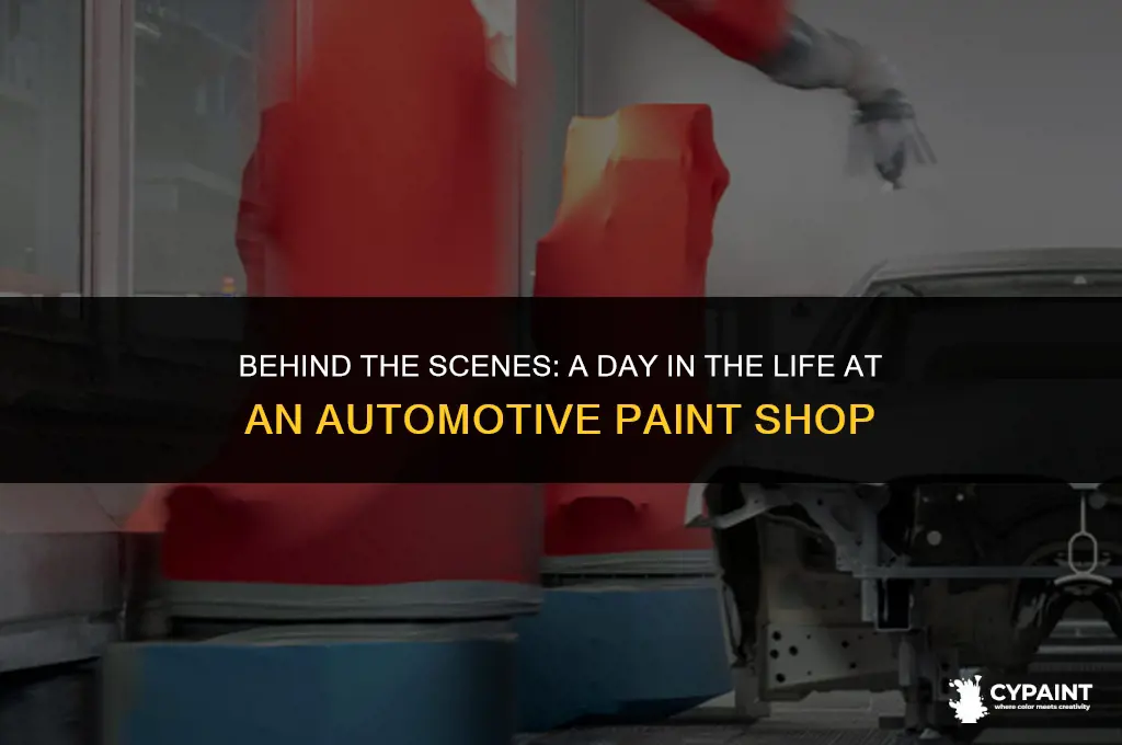 what is a typical day at a automotive paint shop