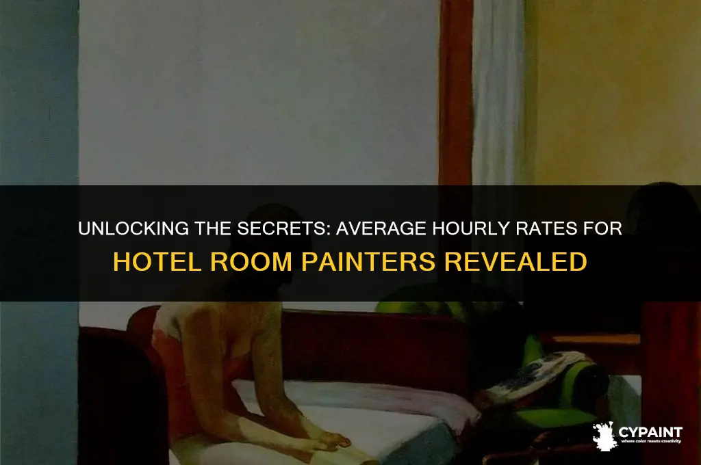 what is a typical per hour to paint hotel rooms