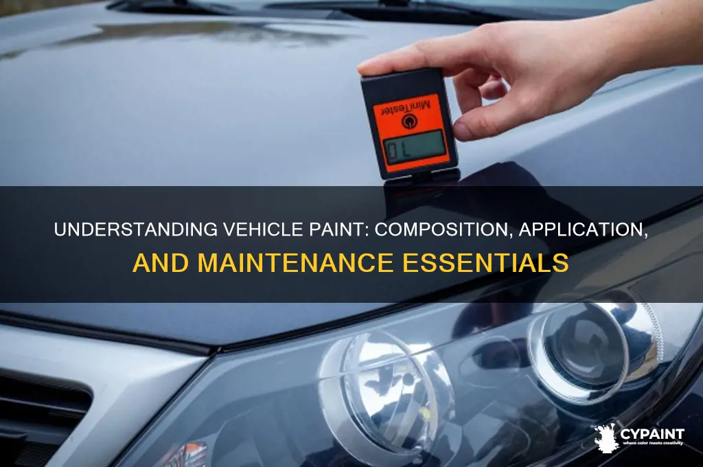 what is a vehicle in terms of paint