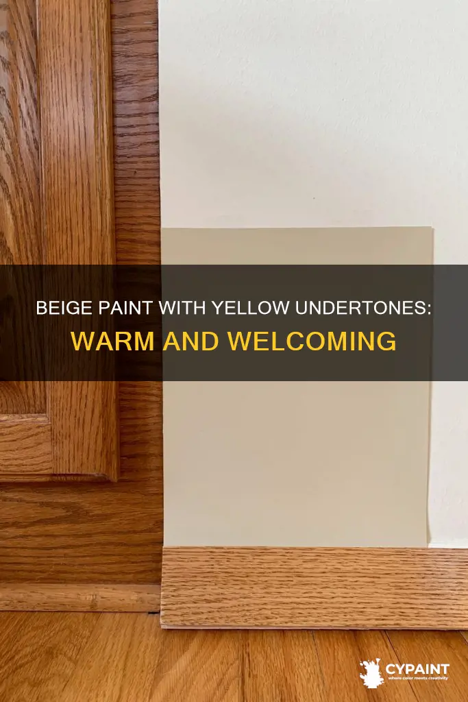 what is a warm beige paint with yellow undertones