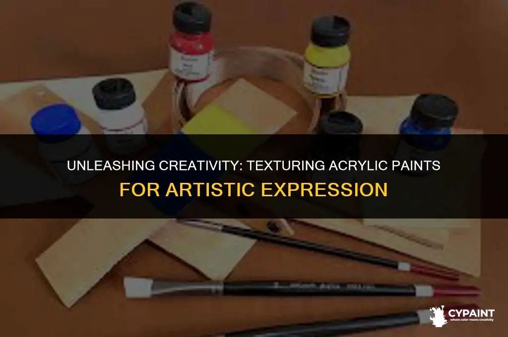 what is additive for acylic paint that gives it texture