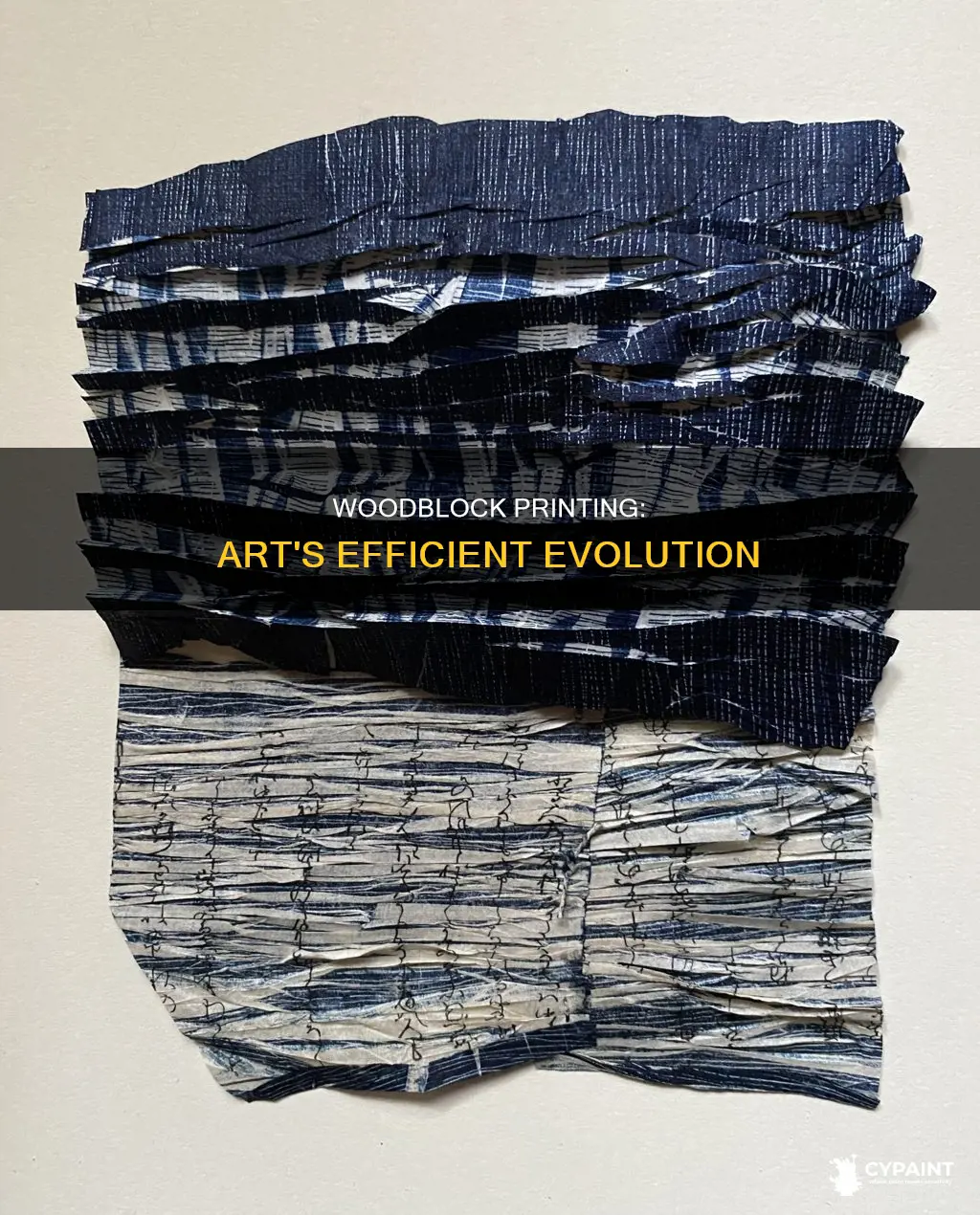 what is an advantage of woodblock printing over painting