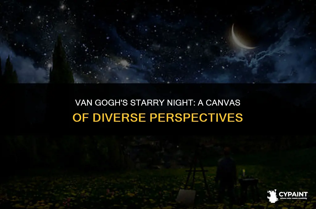 what is an diverse perspective in the starry night painting