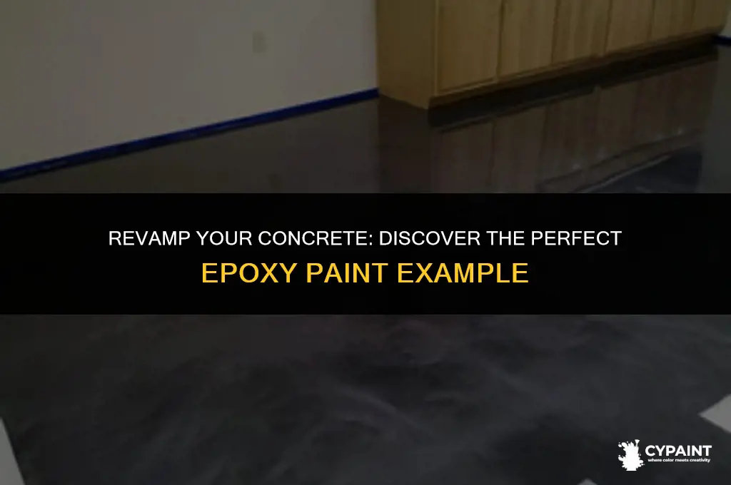 what is an example of an epoxy paint for concrete