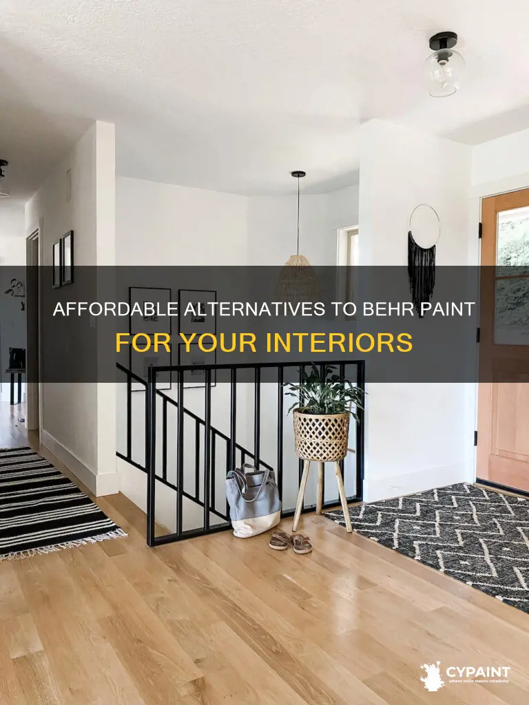 what is an inexpensive interior paint comparable to behr