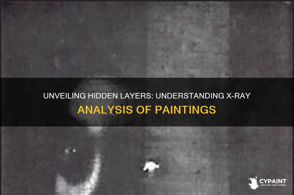 what is an x-ray of a painting