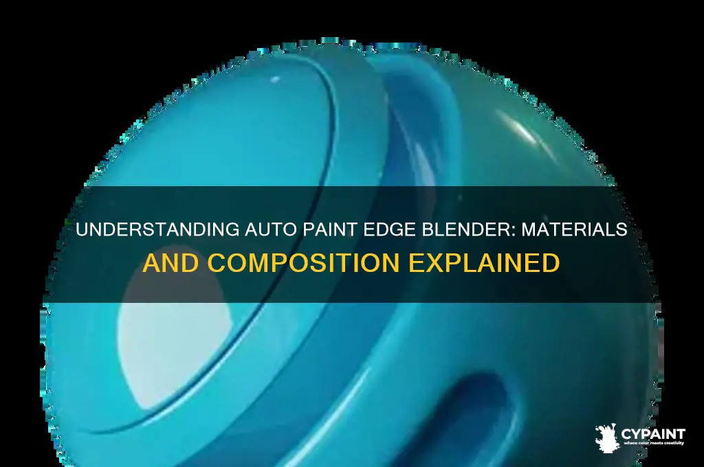 what is auto paint edge blender made of