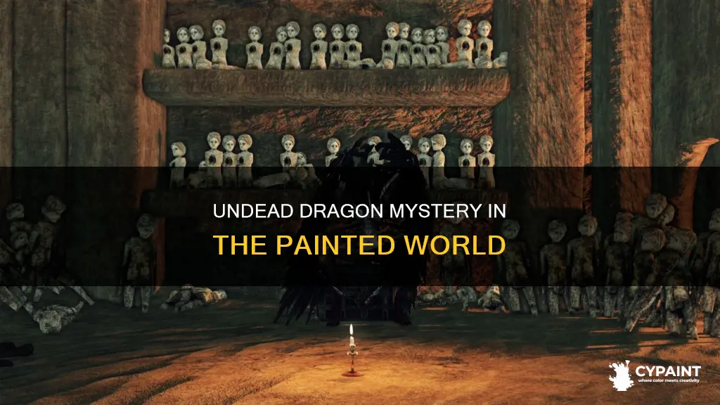 what is behind the undead dragon in painted world