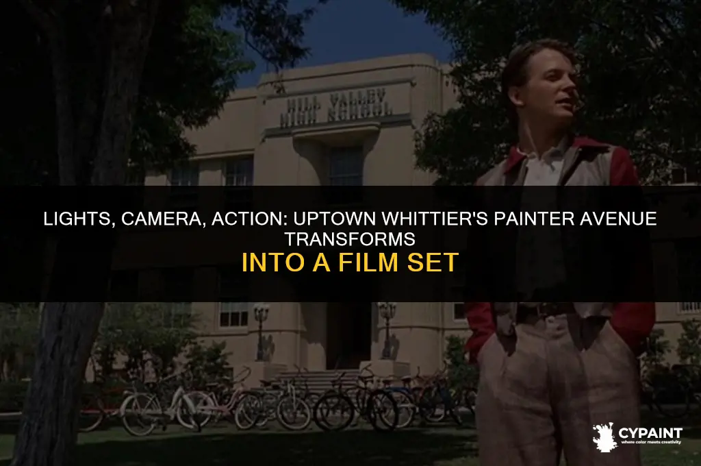what is being filmed in uptown whittier or painter avenue