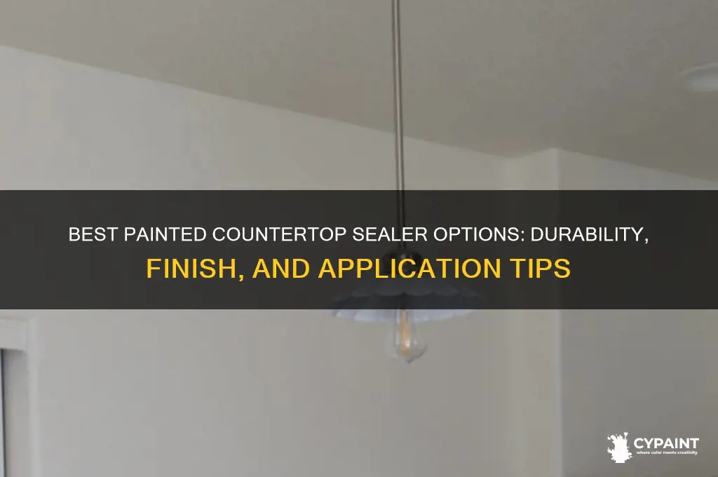 what is better for a painted countertop sealer