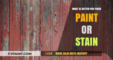 Fence Finish Dilemma: Paint vs. Stain – Which is Best?