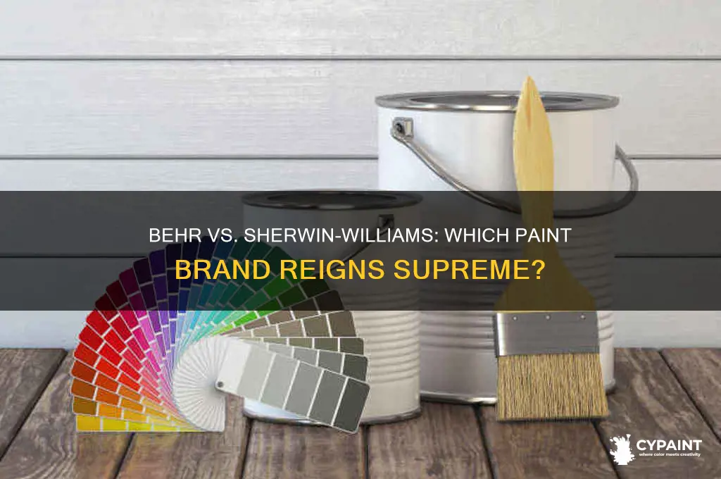 what is better paint behr or sherwin williams