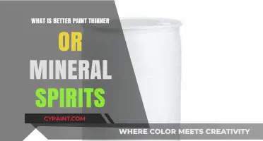 Paint Thinner vs. Mineral Spirits: Which Solvent Works Best?