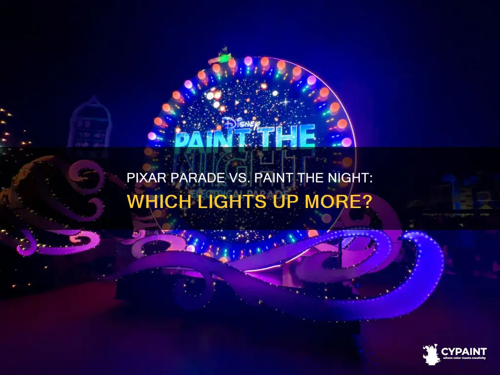 what is better pixar parade or paint the night