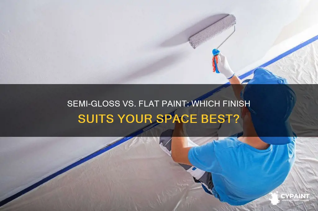 what is better semi gloss or flat paint