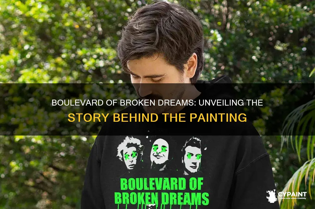 what is boulevard of broken dreams about painting