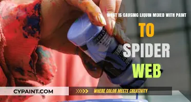 Unraveling the Mystery: Why Liquid Mixed with Paint Forms Spider Web Patterns