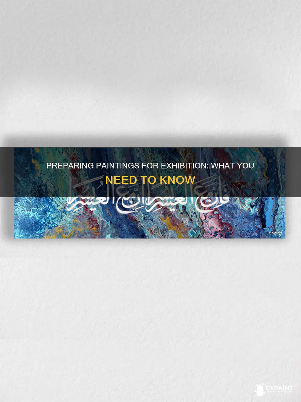 what is considered ready for hanging exhibition for paintings