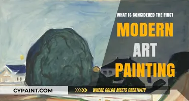 Unveiling the Origins: The First Modern Art Painting Explored