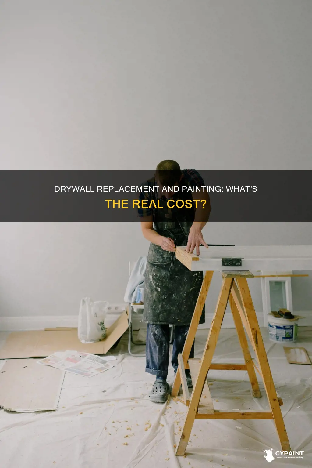 what is cost of replacing drywall and finish painting