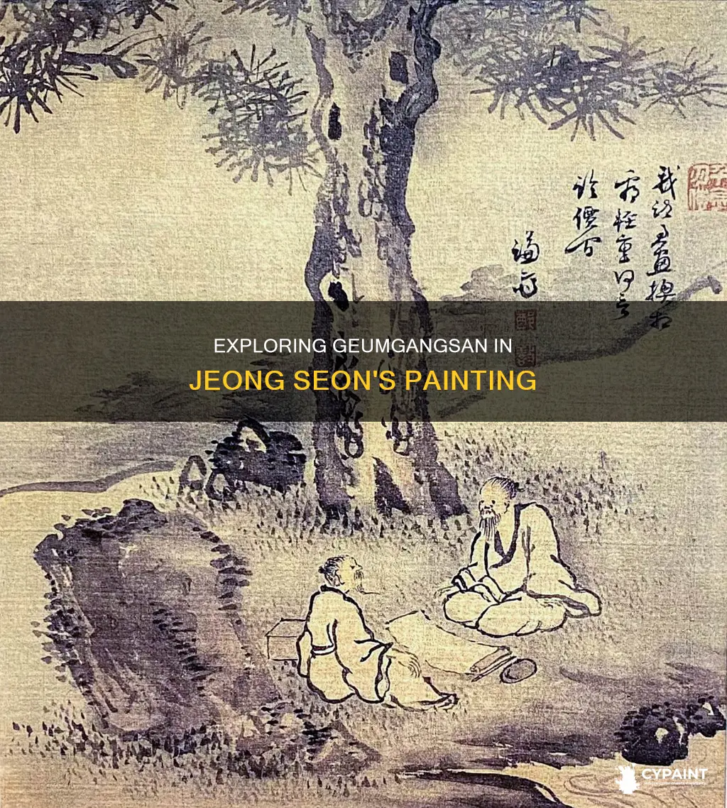 what is depicted in jeong seon